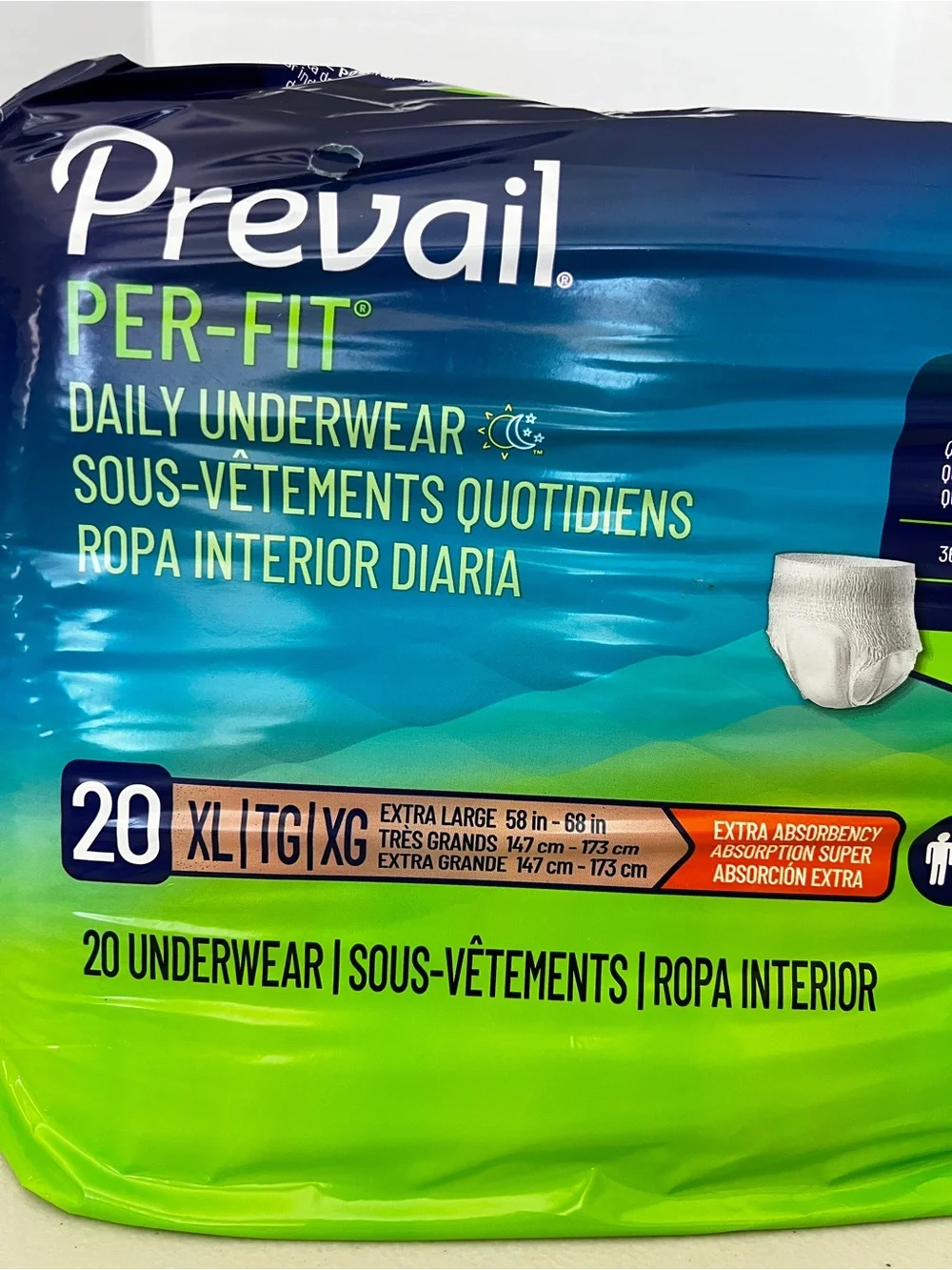 Prevail underwear per extra